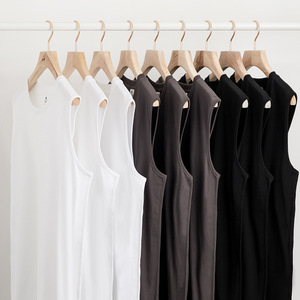 Débardeur pour homme - 100% polyester, séchage rapide et respirant, anti-rétrécissement, motif uni, style décontracté - Product Image 2