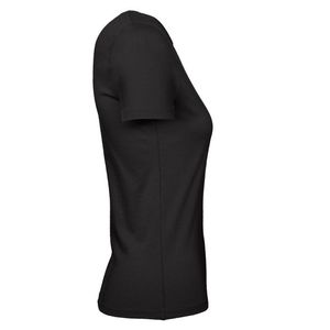 Camiseta de Verano para Mujer, Premium, 100% Algodón, Corte Ajustado, Cuello en V, Manga Corta, Transpirable, Tela Ancha/Lona - Product Image 4