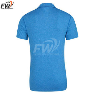 Nouveaux polos pour hommes en coton 100% de haute qualité, design personnalisé bleu, dernière collection, vente chaude, couleur unie, OEM - Product Image 5