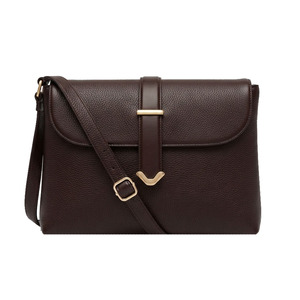 Sac bandoulière en cuir véritable léger avec compartiment sécurisé pour voyage, shopping, travail, anti-RFID - Product Image 1