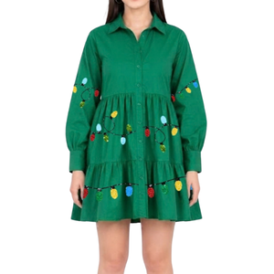 <b>Red</b> Solid Midi Women's Sequined <b>Dress</b> with Square Neckline <b>Christmas</b> Pattern A-Line Silhouettes Holiday Celebration Womens <b>Dress</b> - Product Image 5