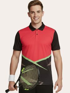 Camiseta Deportiva Massee Sports 2026 para Hombre, Transpirable, Tejida, con Estampado por Transferencia de Calor, Personalizada, Manga Corta, Estilo Casual Elegante, 180g, Poliéster, OEM - Product Image 3