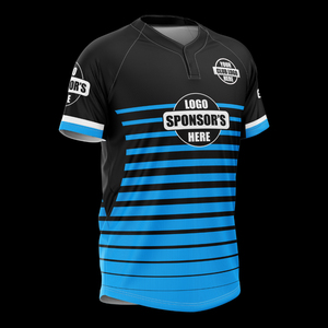 Camiseta de Fútbol Sublimada Personalizada, Camiseta de Fútbol de Manga Corta para Hombre, Camiseta de Rugby Deportiva Ajustada OEM, Uniforme Deportivo - Product Image 4