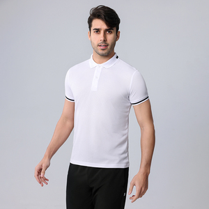 เสื้อโปโลผ้าฝ้ายแฟชั่นใหม่สำหรับผู้ชาย คอตั้ง คุณภาพสูง แขนสั้น - Product Image 1