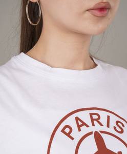 Camiseta de Algodón Unisex con Estampado de Temática de Vuelo, Ecológica, Corte Ajustado, Antiarrugas, de Secado Rápido, con Logotipo de Moda para Mujer - Product Image 3