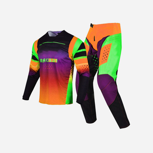 Jersey y Pantalón de Motocross de Manga Larga Transpirable de Alta Calidad al por Mayor, Traje de Motocross de Alta Calidad, Servicio OEM Personalizable - Product Image 3