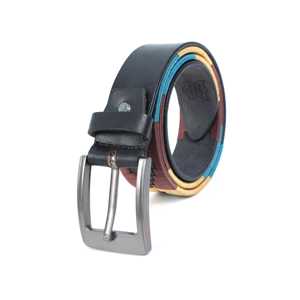 Ceinture Polo en Cuir Véritable Personnalisée Unisexe Tressée à la Main en Cuir de Vachette Gaucho Luxe Anti-Odeur OEM LPB-0079 - Product Image 2