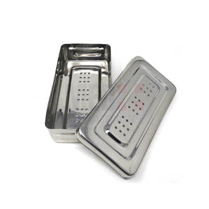 Wholesale Steel Dental Sterilization Box Autoclavable Surgical Sterilization Rack Dental Disinfection Tray By <b>Blush</b> Surgical - Product Image 5