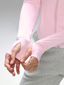 Trendy Women Lightweight Athletic Zip up <b>Jackets</b> 2025 Hoodies Gym Yoga Tops Running <b>Workout</b> Clothes with Pocket - Product Image 5