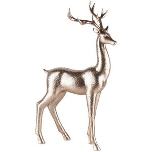 Sculpture de cerf métallique décorative en gros, élégante et étincelante, figurine de renne, statue artisanale pour l'intérieur des hôtels - Product Image 1