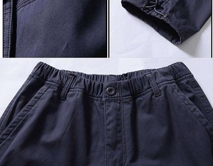 Men's Spring Autumn <b>Cargo</b> <b>Pants</b> Loose Straight Leg Workwear Multi Pockets Design Wear Resistant for Casual & <b>Work</b> Occasions - Product Image 6