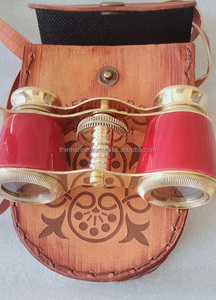 Binocular de cristal de ópera de nácar de latón marino hecho a mano con caja de cuero regalo para los seres queridos. - Product Image 2