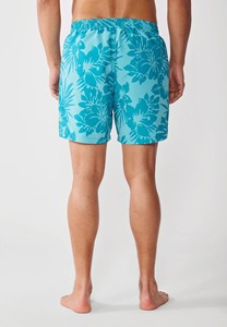 Shorts de Playa para Hombre, Estampado Floral, Secado Rápido, Protección UV, Elásticos en 4 Direcciones, Cordón Ajustable, Bolsillos Laterales, Tejido de Punto, 100% Poliéster - Product Image 2