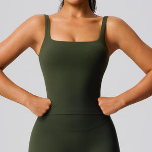 Ensemble de sport en nylon personnalisé, tenue de yoga une pièce, vêtements de sport, combinaisons une pièce pour femmes, combinaisons dos nu - Product Image 4
