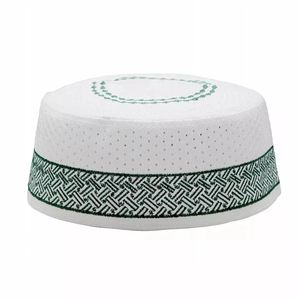 Vente en gros de bonnets de prière musulmans au design tendance, modèles personnalisés, respirants, séchage rapide, pour hommes, service OEM - Product Image 2