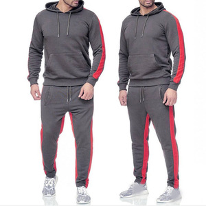 Ensemble de survêtement d'hiver personnalisé à capuche pour hommes, couleur unie, vente en gros, vêtements de sport athlétiques pour la gym, la course et l'entraînement - Product Image 3