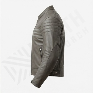 Chaqueta de Motociclista de Cuero Genuino para Hombre de la Mejor Calidad, Nueva Colección de Invierno, Chaquetas de Motocicleta con Protecciones Desmontables Personalizadas - Product Image 3