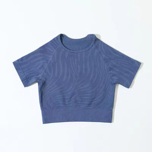 ชุดโยคะ 4 ชิ้น ชุดโยคะแบบมีแถบสีตัดกันพร้อมสายสะพายไหล่คู่ ชุดกีฬาระดับไฮเอนด์สำหรับผู้หญิง ชุดออกกำลังกายวิ่ง - Product Image 6