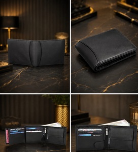 Premium Men's Bi-Fold Leather <b>Wallet</b> with ID Card Holder Stylish Leather <b>Wallet</b> for Men with Coin <b>Zip</b> & Multiple Compartments - Product Image 4