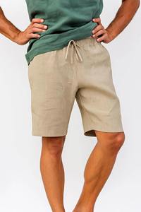 Shorts de sport décontractés pour hommes, taille élastique, séchage rapide et respirant, motif uni, légers et respirants pour l'athlétisme - Product Image 2
