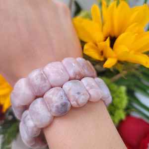 กำไลข้อมือเรซิ่นโลหะยืดได้สำหรับผู้หญิงสำหรับเทศกาลต่างๆ - Product Image 2