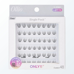 Pestañas postizas sin pegamento Wimpern Olio, paquete individual PLUS, transparentes, cortas, 2 tipos, elige 1, extensiones de pestañas, pestañas postizas - Product Image 3