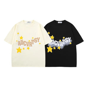 Camiseta de la Mejor Calidad, Personalizada, para Hombre, 100% Algodón, Nueva Moda, Impresión Puff, Ropa de Verano con Logotipo Frontal, Manga Corta - Product Image 2