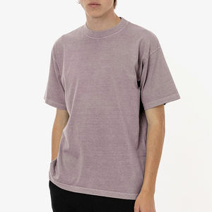 T-shirt unisexe surdimensionné à coupe carrée avec logo personnalisé, tissu épais, épaules tombantes, style streetwear, directement de l'usine - Product Image 4