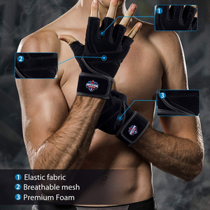Workout Wear New Arrival <b>Weight</b> Lifting <b>Gloves</b> Body Building Exercise Gym Weightlifting <b>Gloves</b> Made In Pakistan - Product Image 3