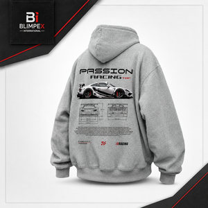 เสื้อฮู้ดดี้บุขนแกะผ้าฝ้ายโพลีเอสเตอร์พิมพ์ลายดิจิทัลคุณภาพสูงสำหรับฤดูหนาว น้ำหนัก 300 กรัม สำหรับผู้ชาย รับผลิตแบบ OEM - Product Image 3