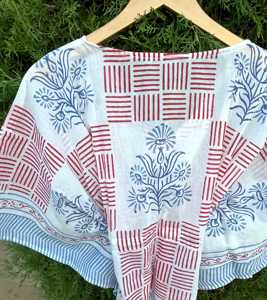 Vestido Largo Kaftan de Algodón Puro para Verano, Estilo Indio, Cómodo para la Playa, Ropa Casual de Algodón Kaftan a Precio de Mayoreo - Product Image 2