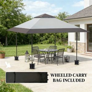 Gray Pop-Up <b>Canopy</b> <b>Tent</b> Without Base Convenient Party Sunshade - Product Image 2