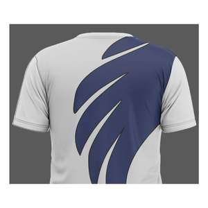 T-shirts de sport personnalisés 100 % polyester tricoté, respirants, séchage rapide, écologiques, col rond, mode masculine, fabricant OEM ODM - Product Image 4