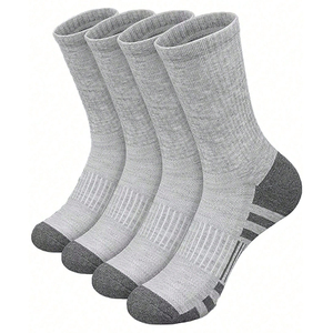 Calcetines Deportivos con Soporte de Arco, Logotipo en el Puño y la Parte Inferior, Tejido Ecológico de Secado Rápido para Correr, Ciclismo y Baloncesto - Product Image 3
