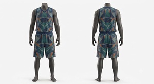 Ensemble de maillots de basket-ball personnalisés, vêtements de sport respirants - Product Image 1