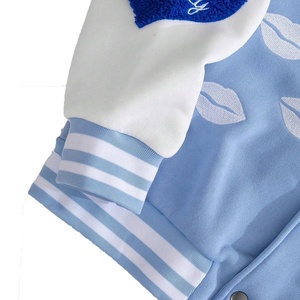 Vestes d'université de baseball en laine avec logo personnalisé Collection hiver de haute qualité décontracté à capuche Style Letterman broderie soie - Product Image 3