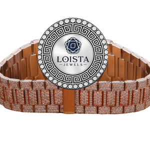 Montre mécanique personnalisée de style hip-hop en moissanite pour hommes, luxe, acier inoxydable, analogique, mode LOISTA JEWELS - Product Image 4