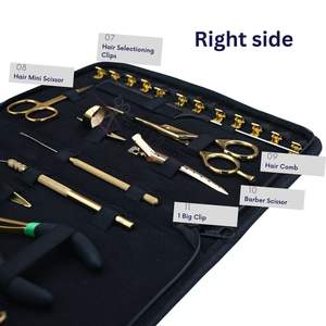 Kit d'outils pour extensions de cheveux dorées avec pince à sertir en acier inoxydable de qualité chirurgicale, ouvre-perles, pince de retrait, ciseaux à clips pour usage en salon - Product Image 4