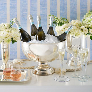 Luxury Brushed Gold Plating Pedestal Champagne Bowl Elegant Stainless Steel Wine <b>Ice</b> Bucket For Royal Party Beverage Tub Supply - Product Image 6