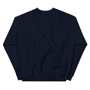 Sweat-shirt à col rond bleu foncé et rose avec motif, en molleton doux, à manches longues, unisexe, décontracté, vêtement de mode d'hiver - Product Image 2