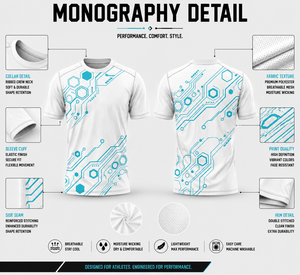 เสื้อเจอร์ซีย์ซับลิเมชั่นสั่งทำพิเศษ ขนาดใหญ่พิเศษ 100% โพลีเอสเตอร์ พรีเมียม สตรีทแวร์ สปอร์ตแวร์ - Product Image 6