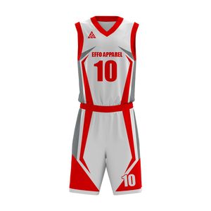 Hot Selling Custom Team Name Basketball Uniforms 100% Polyester Quick Dry Moisture Wicking Breathable Sleeveless Unisex Adults - Product Image 3