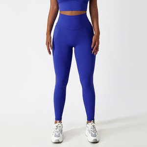High Quality Plus Size Women's Seamless Winter Legging with Customized Design Mid Waist Solid Color - Product Image 2