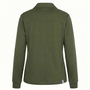 Chaqueta de enfermera con cremallera y cuello de camisa, uniforme de hospital, abrigo cálido, chaquetas de enfermera elegantes, precio mayorista, personalizadas con tu propio logo. - Product Image 3