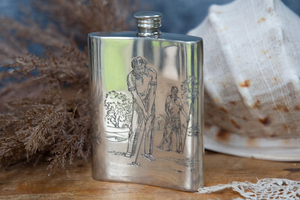 7. Gourde à whisky en métal personnalisée OEM, finition mate, vente en gros - Product Image 2