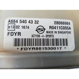 ECUs y Módulos de Computación Usados Actyon 6645404332 - Product Image 2