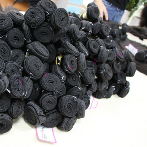 Paquete de trama de pelo Remy vietnamita de alta calidad, estilo rizado para hacer pelucas, tejido de pelo crudo, venta al por mayor de Genius Weft - Product Image 6