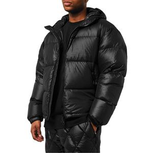 แจ็กเก็ตปลาปักเป้าสำหรับผู้ชายเสื้อแจ็กเก็ตฤดูหนาวพิมพ์ลายแบบกำหนดเองโลโก้ได้เสื้อแจ็คเก็ตขนเป็ดสำหรับผู้ชาย - Product Image 1