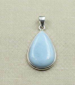Top Quality Blue <b>Opal</b> Teardrop <b>Pendant</b> 925 Sterling Silver Yellow Gold Plated Handmade Gemstone Jewelry Minimalist Elegant Gift - Product Image 4