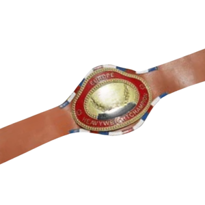 Ceinture de championnat poids lourd d'Europe, ceinture en cuir personnalisée pour la lutte, objet de collection, ceinture de titre exclusive pour les fans de sport - Product Image 6